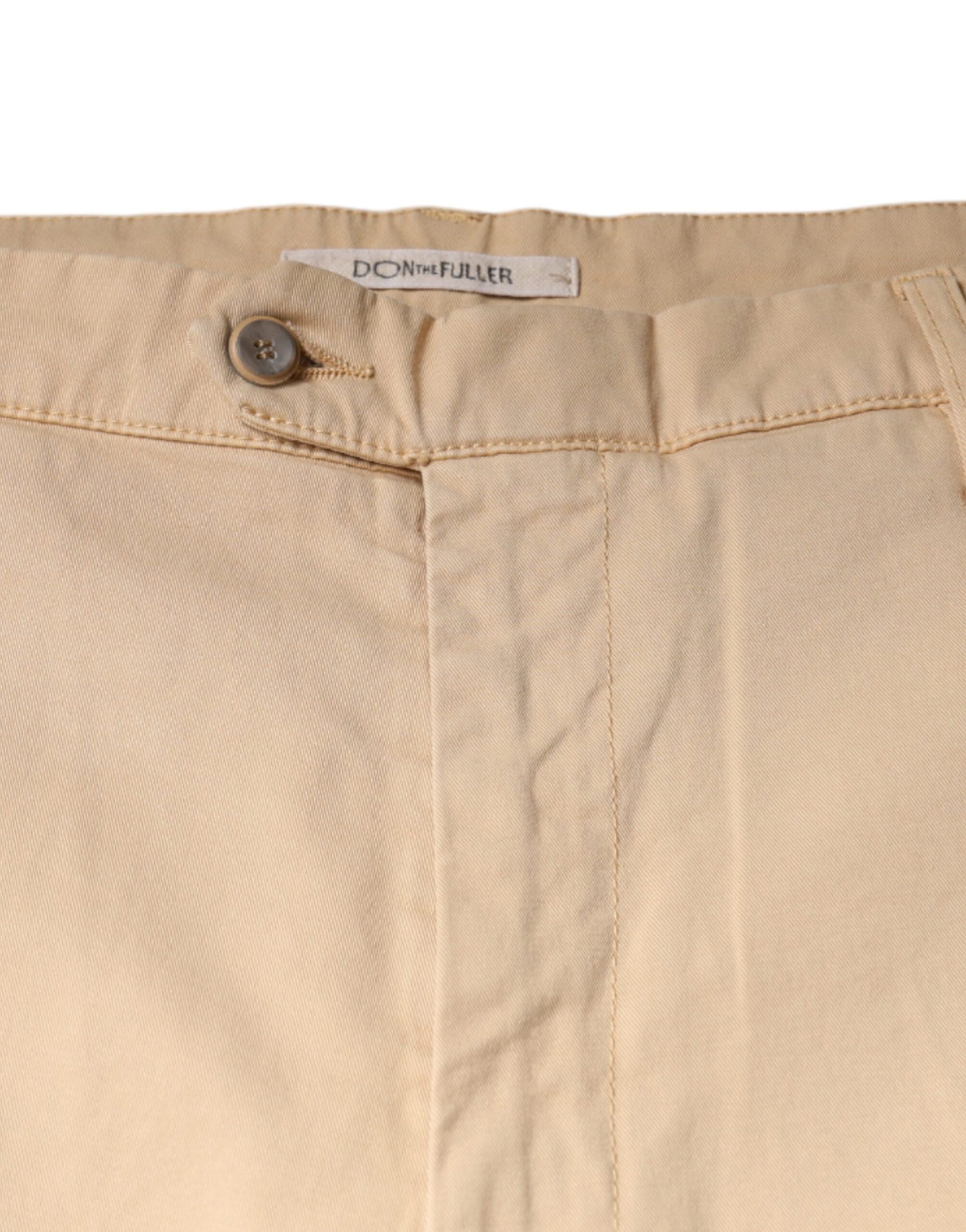Don The Fuller Beige HOUSTON Men Cropped Dress Pants | Regal Royce
