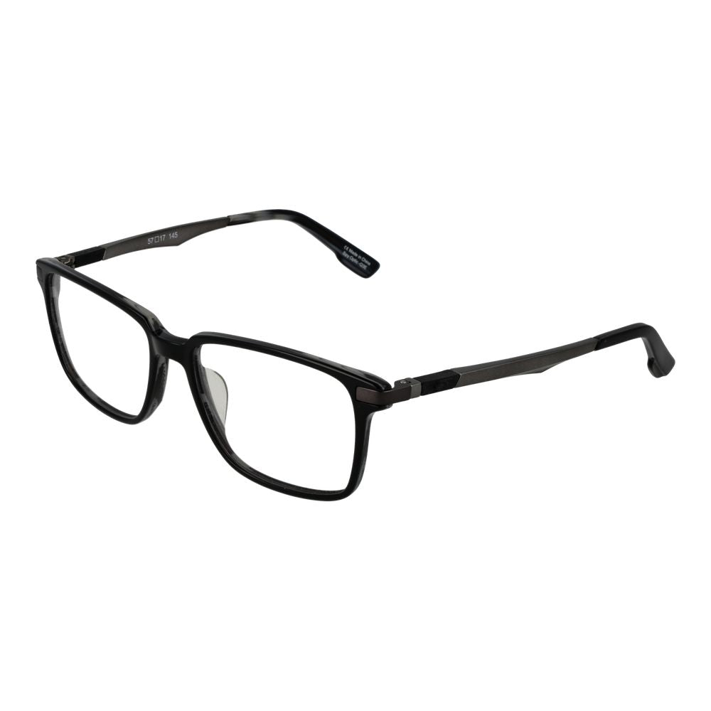 Spy Black Plastic Glasses (Frames) | Regal Royce