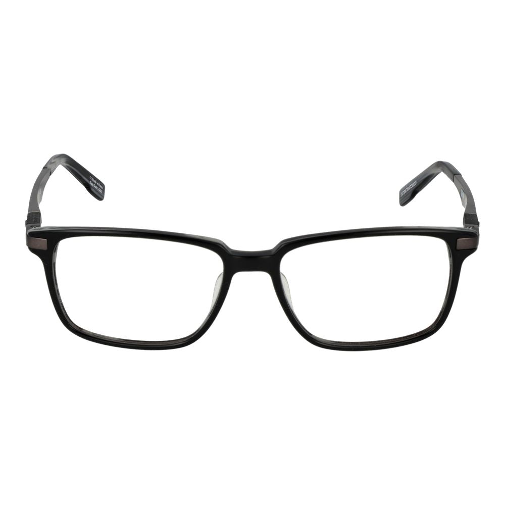 Spy Black Plastic Glasses (Frames) | Regal Royce