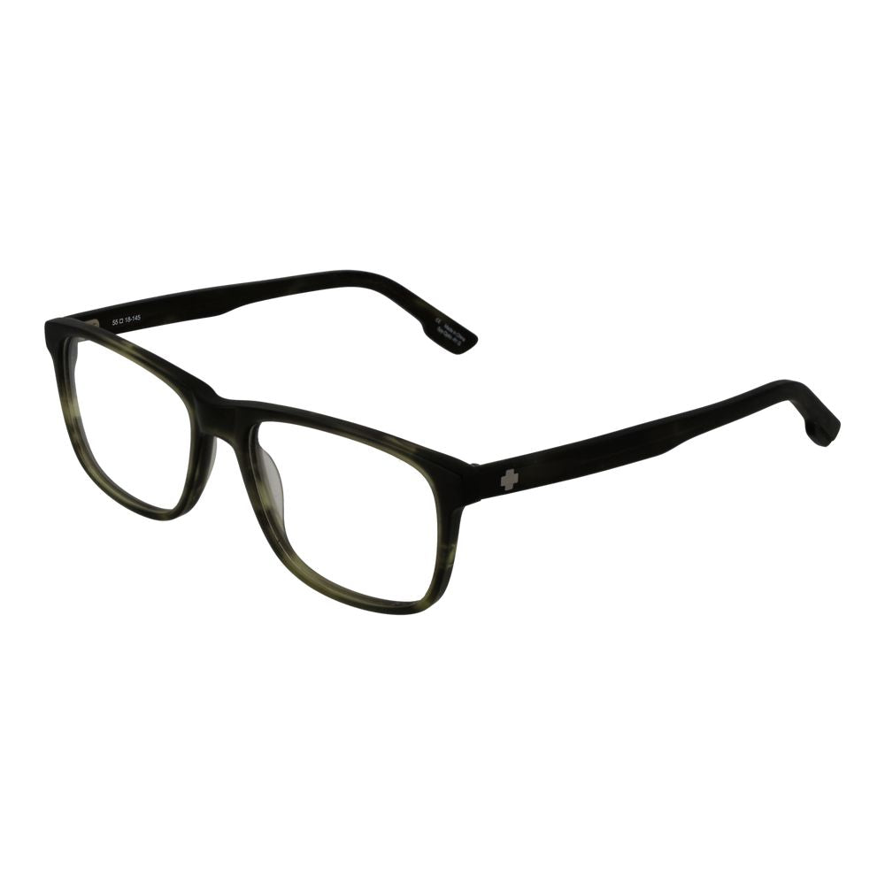 Spy Olive Plastic Glasses (Frames) | Regal Royce