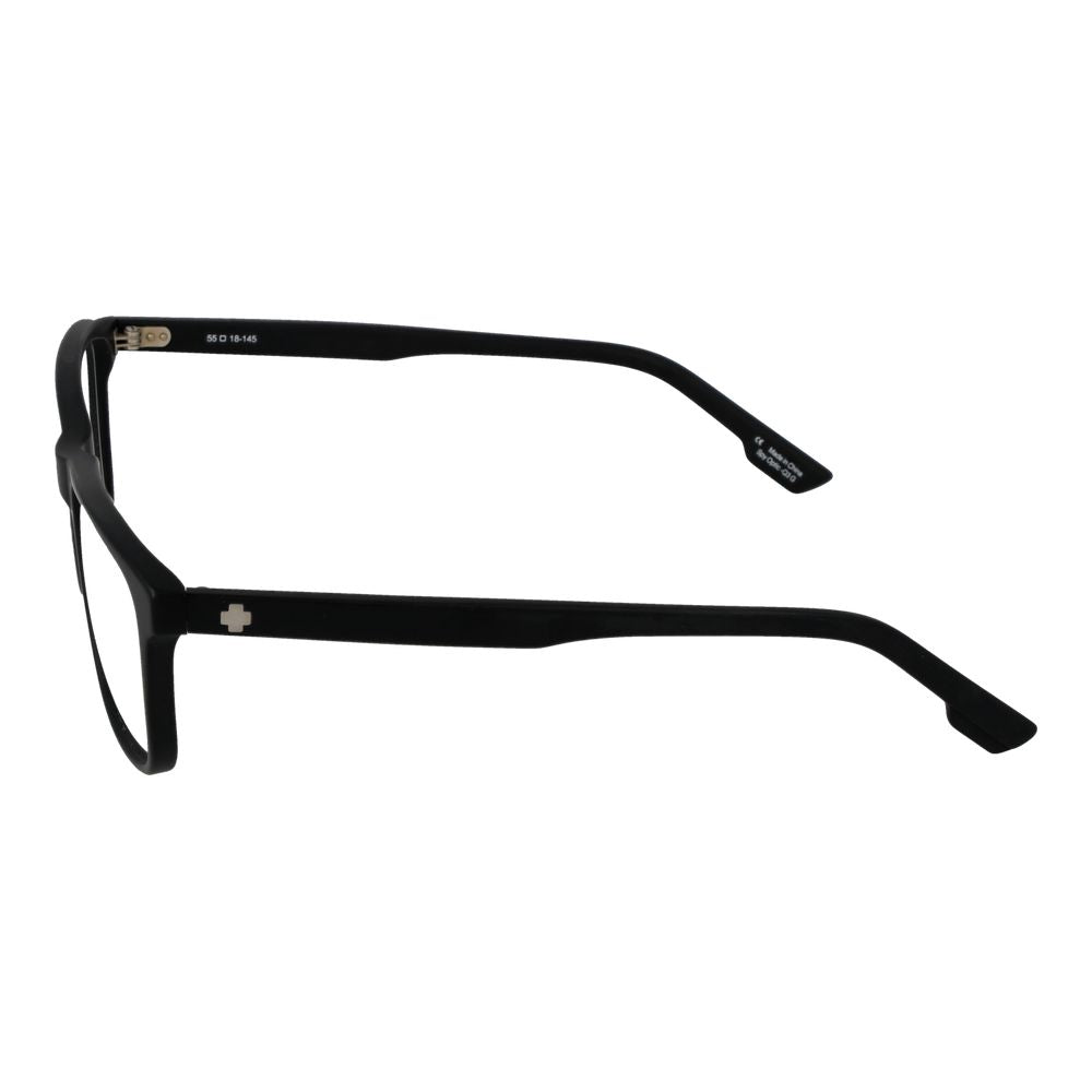 Spy Black Plastic Glasses (Frames) | Regal Royce