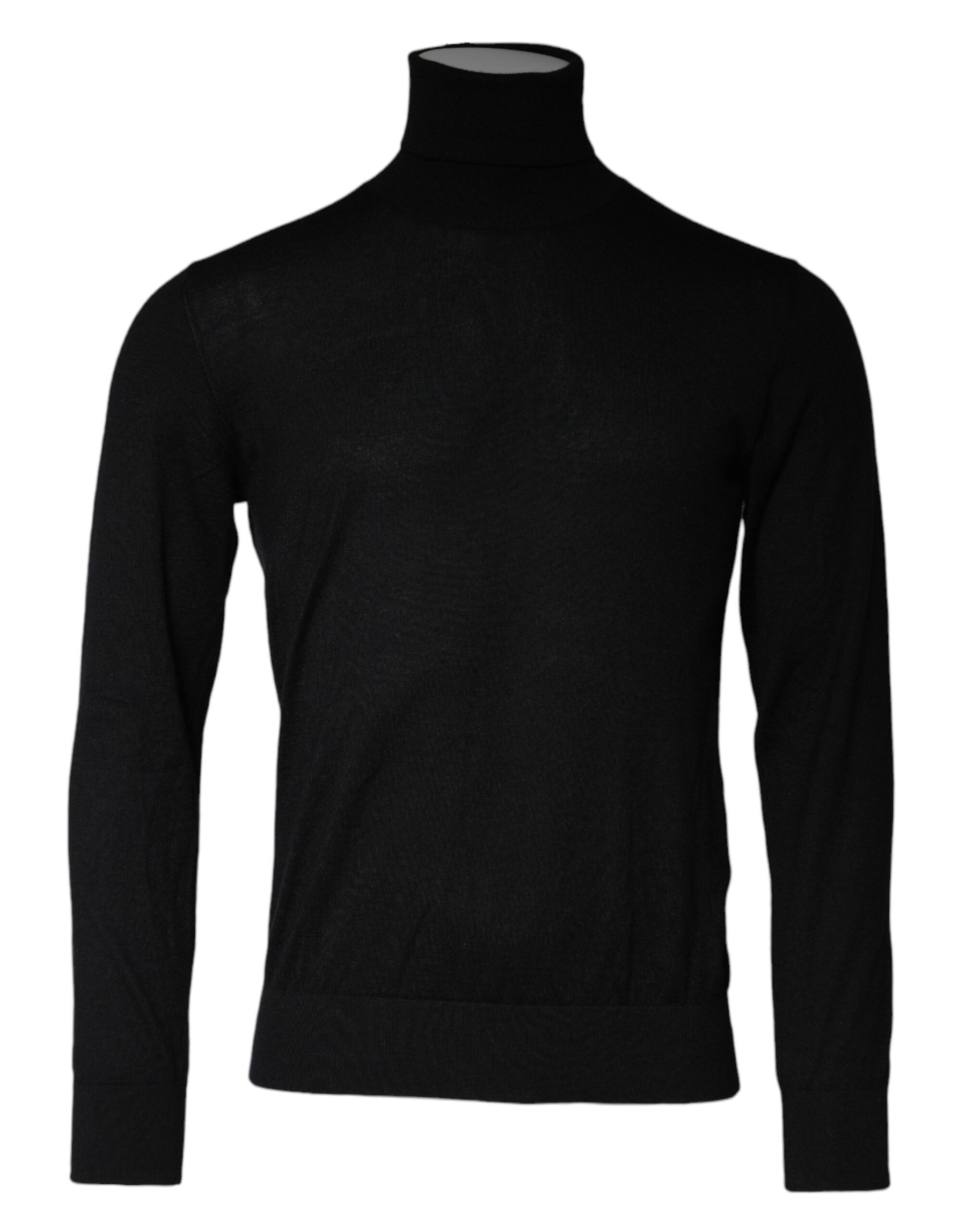 Dolce & Gabbana Black LongSleeve Turtleneck Pullover Sweater | Regal Royce