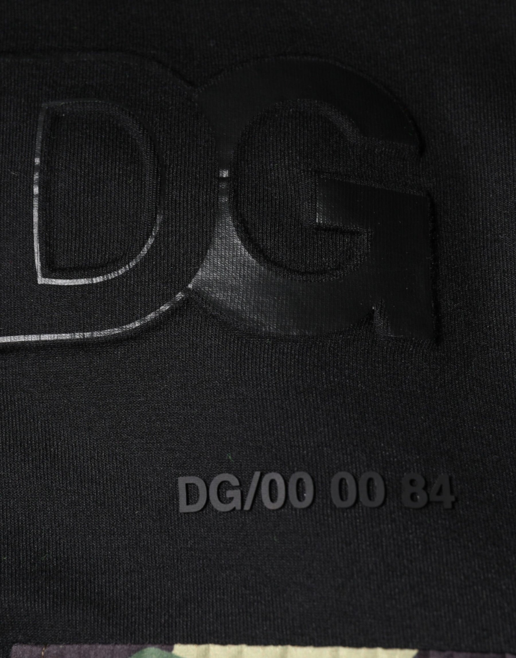 Dolce & Gabbana Black Pocket CottonHooded Sweatshirt Sweater | Regal Royce