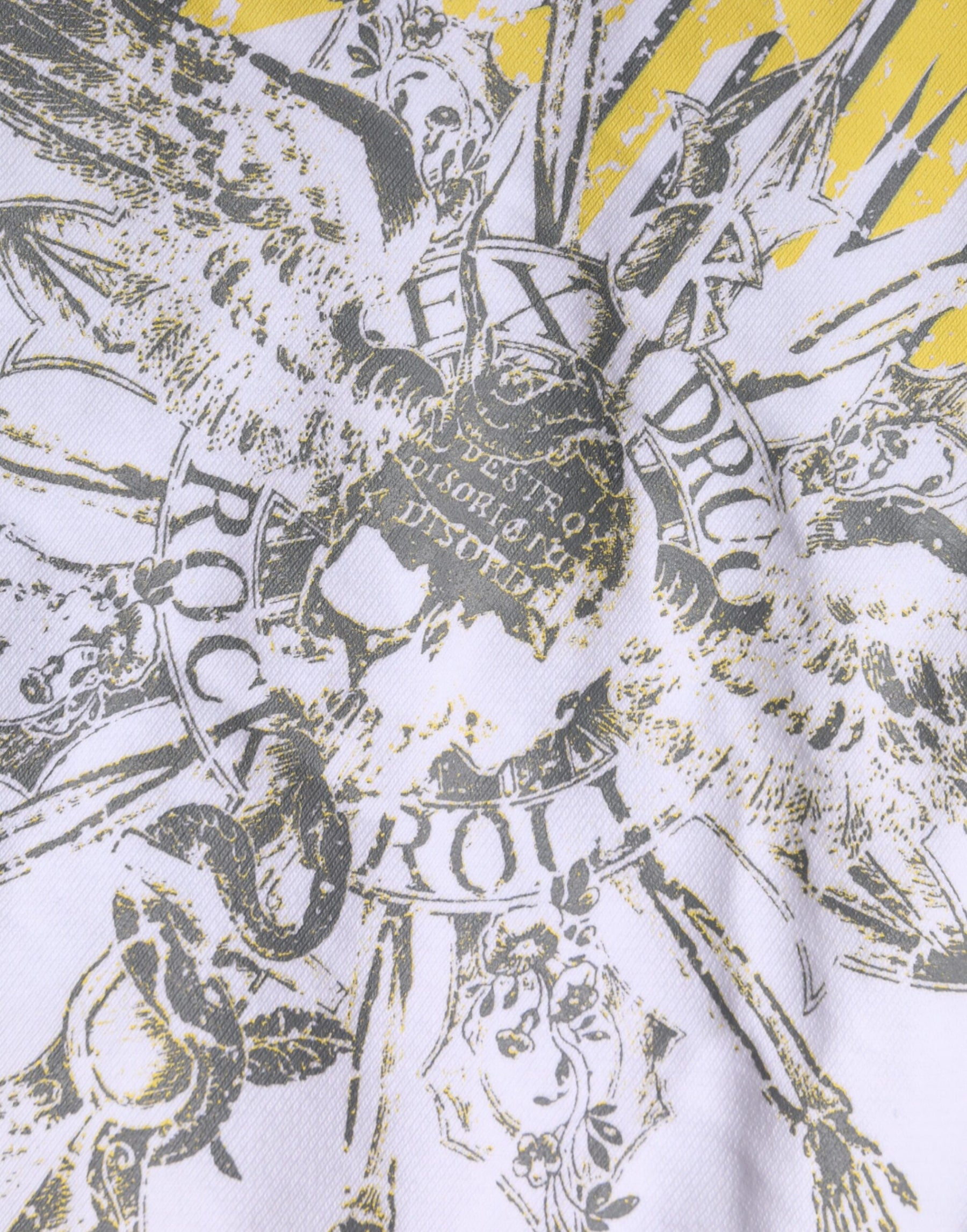 John Richmond White Logo Cotton Hooded Sweatshirt Sweater | Regal Royce