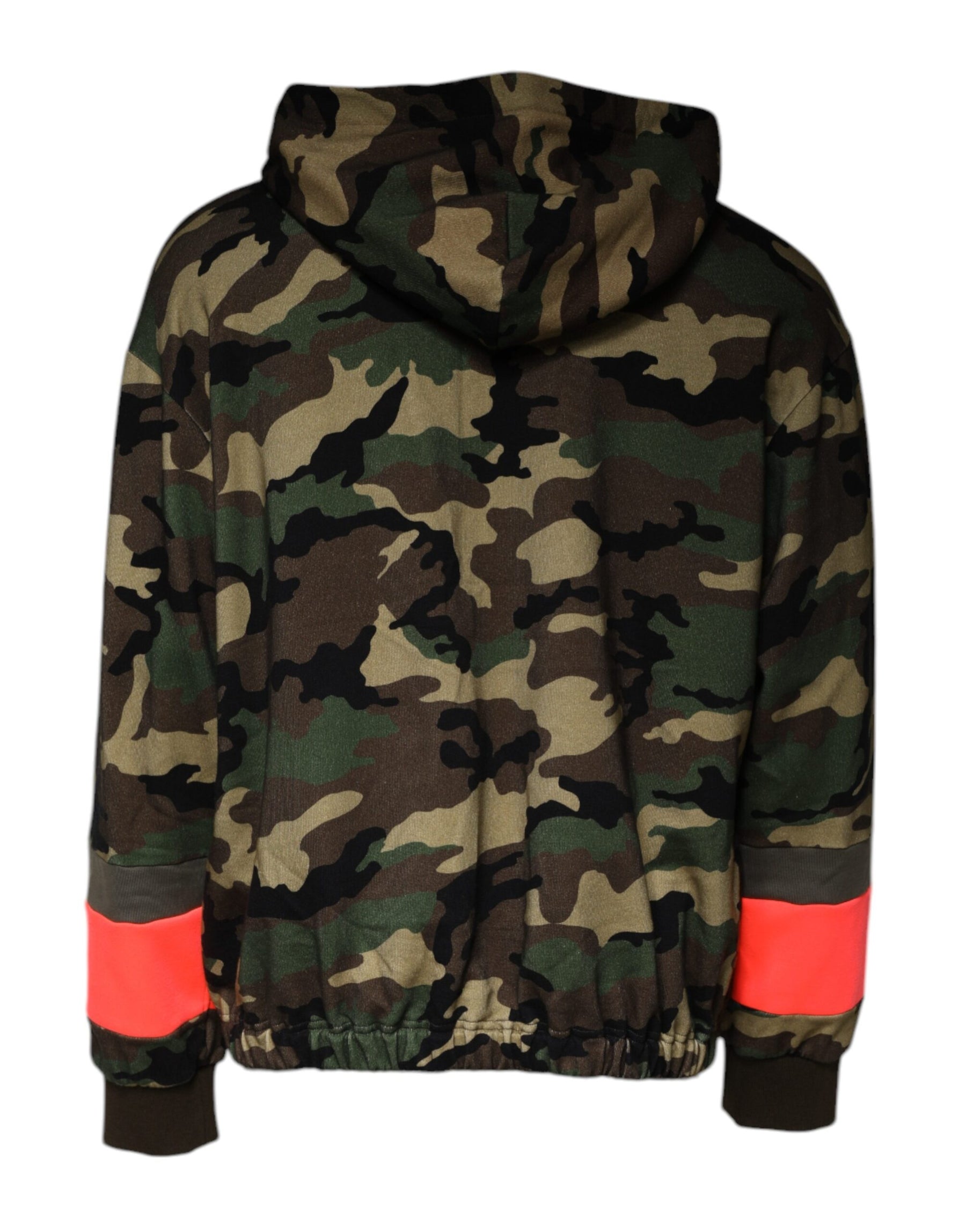 Dolce & Gabbana Multicolor Camouflage Hooded Men Sweatshirt Sweater | Regal Royce