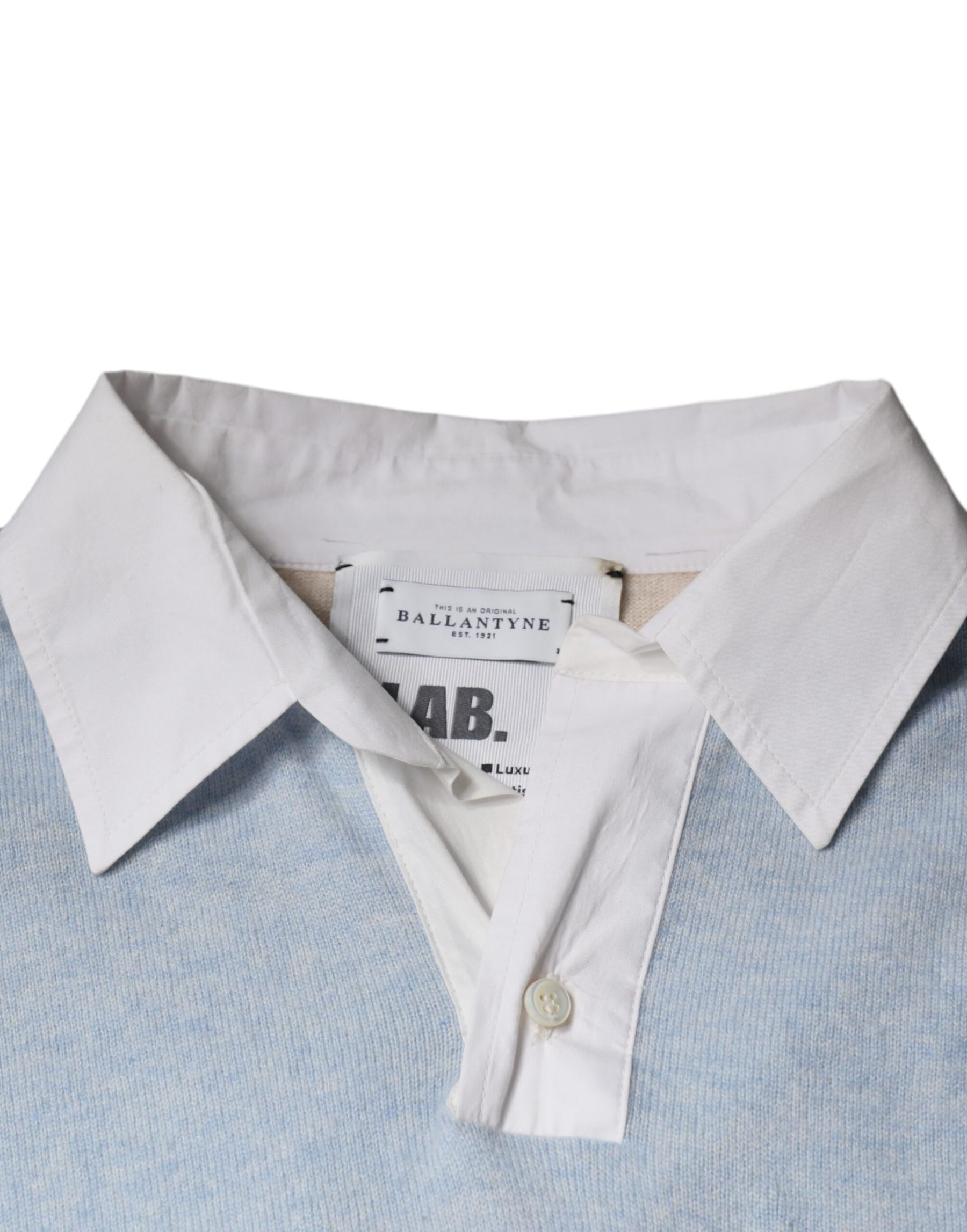 Ballantyne Multicolor Patterned Collared Long Sleeves Pullover Sweater | Regal Royce