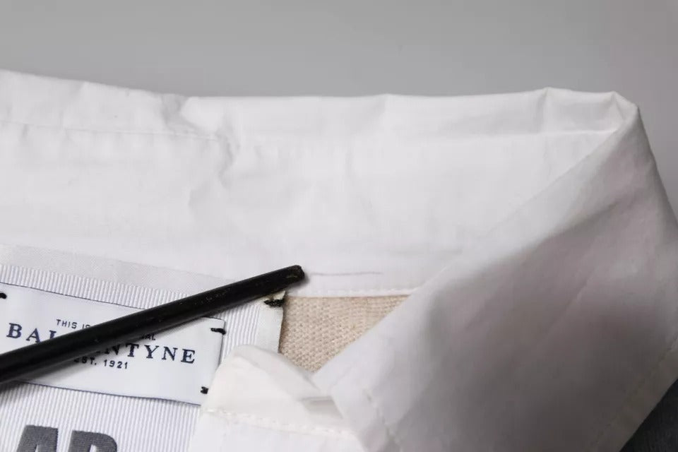 Ballantyne Multicolor Patterned Collared Long Sleeves Pullover Sweater | Regal Royce