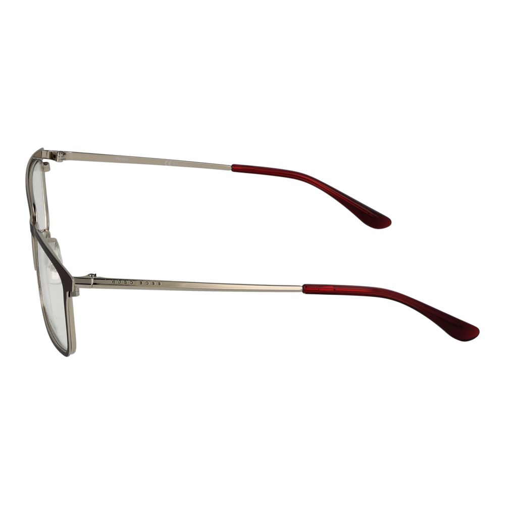 Hugo Boss Burgundy Stainless Steel Glasses (Frames) | Regal Royce