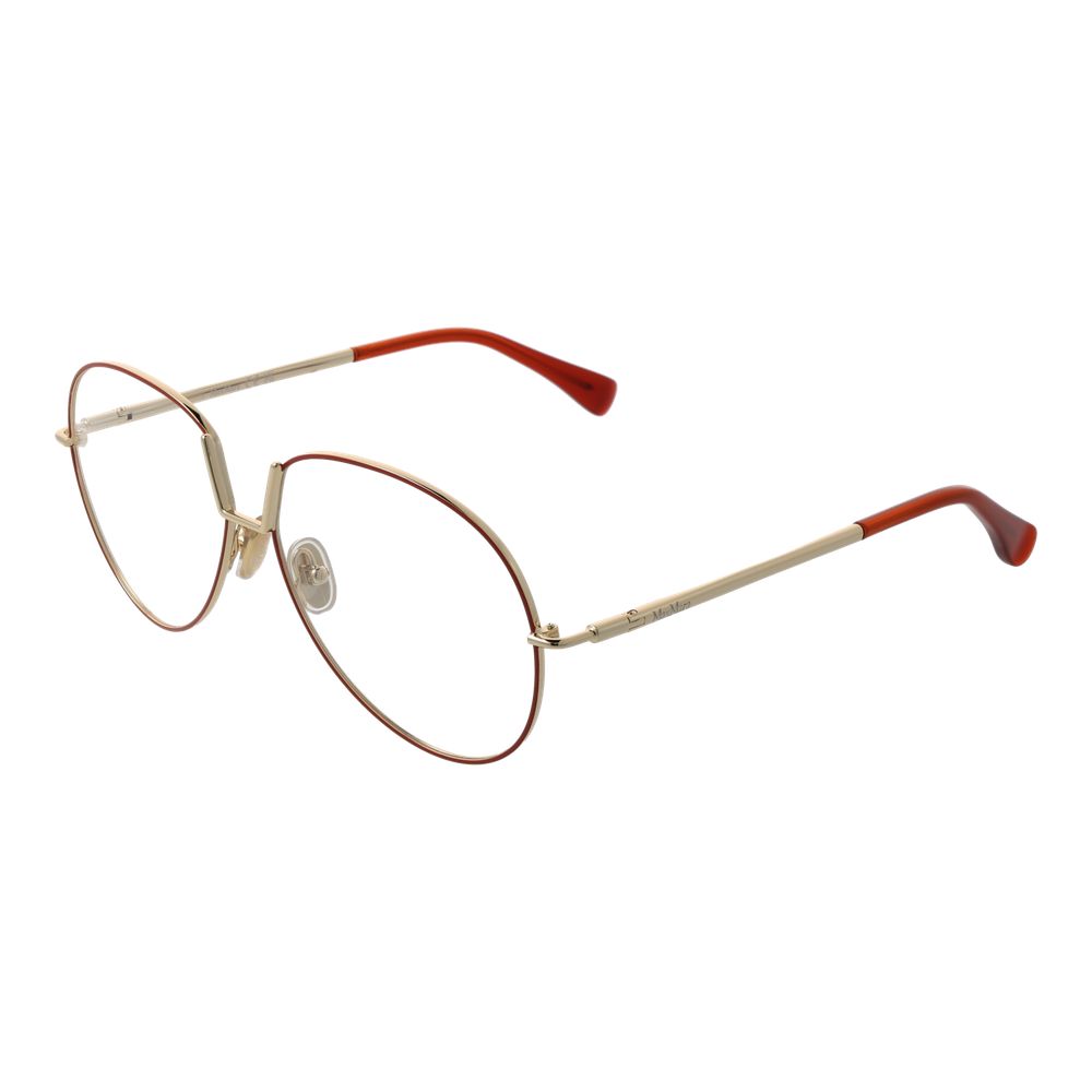 Max Mara Orange Metal Glasses (Frames) | Regal Royce