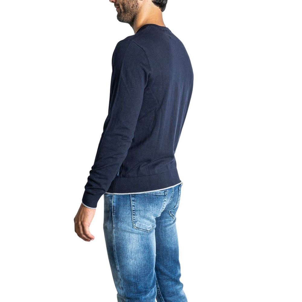 Armani Exchange Blue Cotton Sweatshirt | Regal Royce