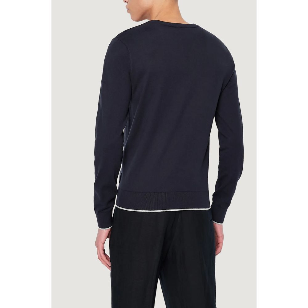 Armani Exchange Blue Cotton Sweatshirt | Regal Royce