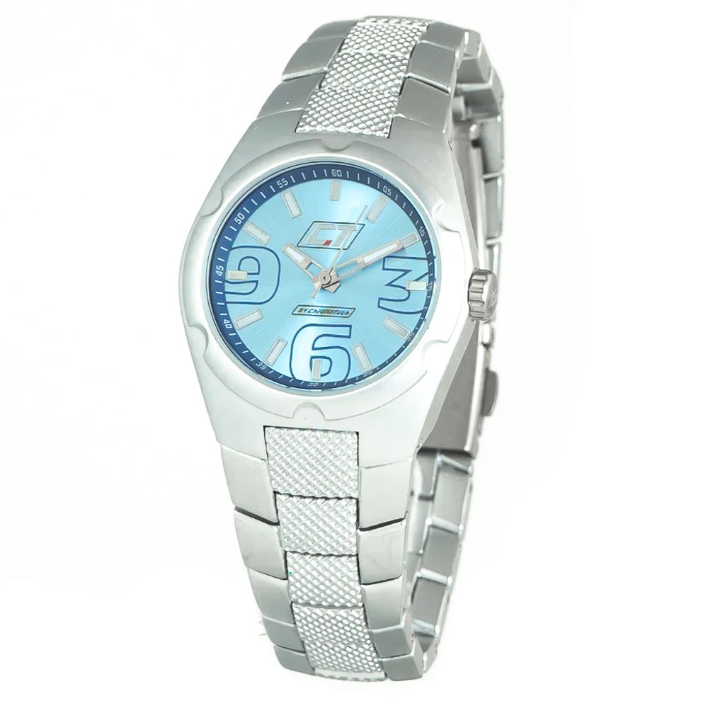 Chronotech Silver Stainless Steel Dress Watch | Regal Royce