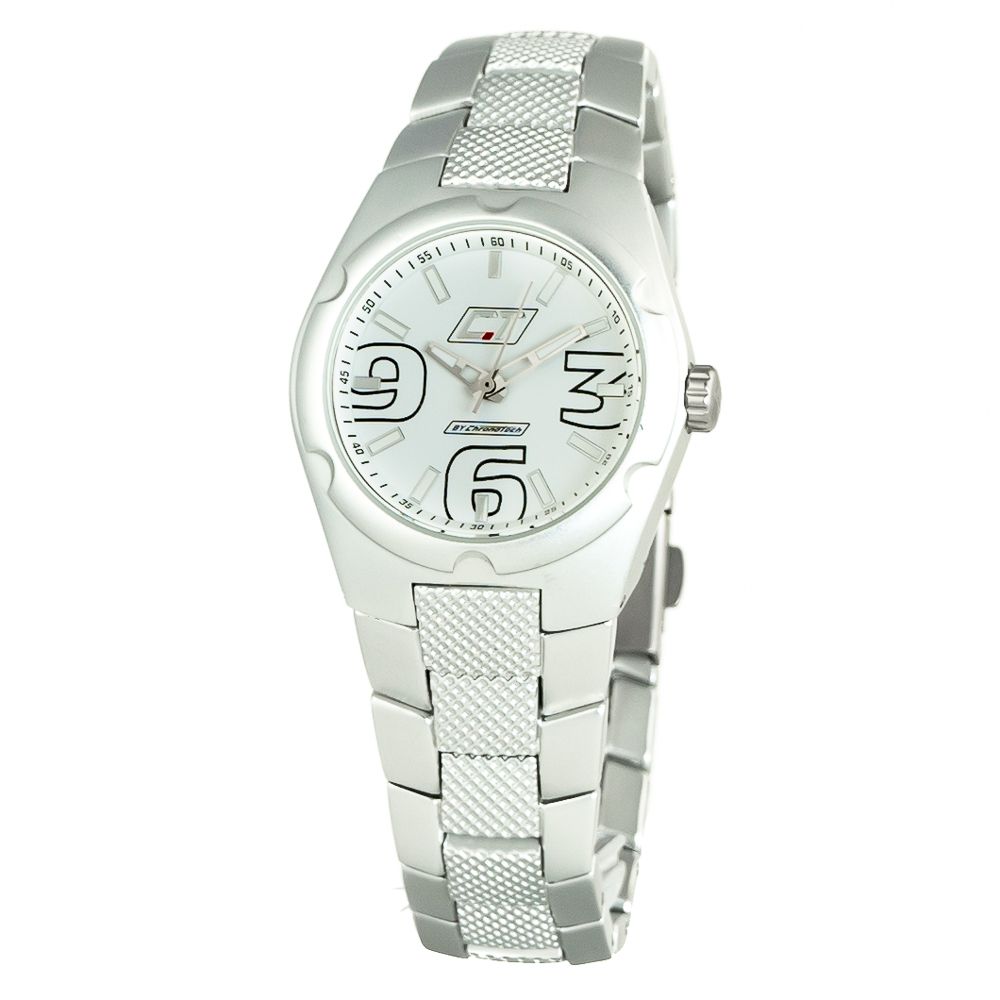 Chronotech Silver Stainless Steel Dress Watch | Regal Royce