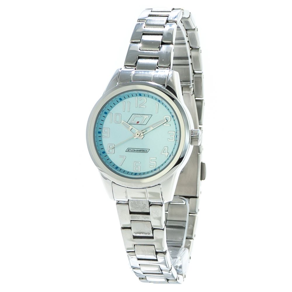 Chronotech Silver Stainless Steel Dress Watch | Regal Royce