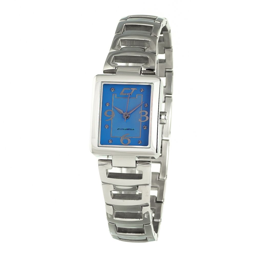 Chronotech Silver Stainless Steel Dress Watch | Regal Royce
