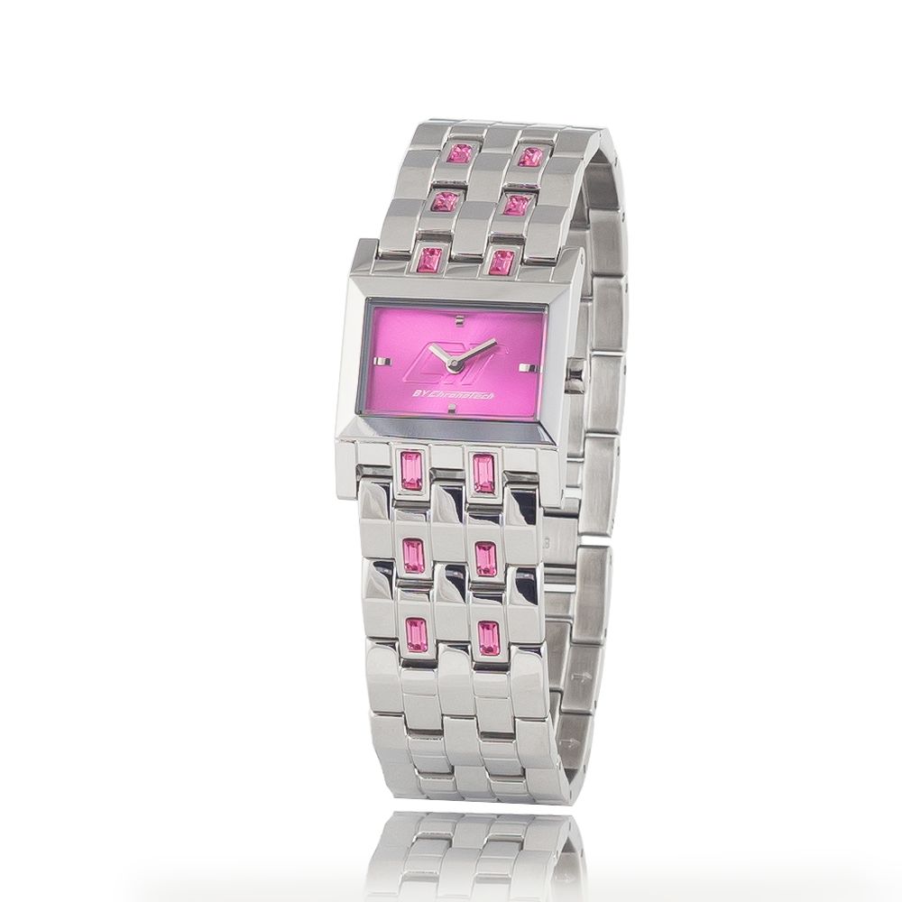 Chronotech Silver Stainless Steel Bracelet Watch | Regal Royce