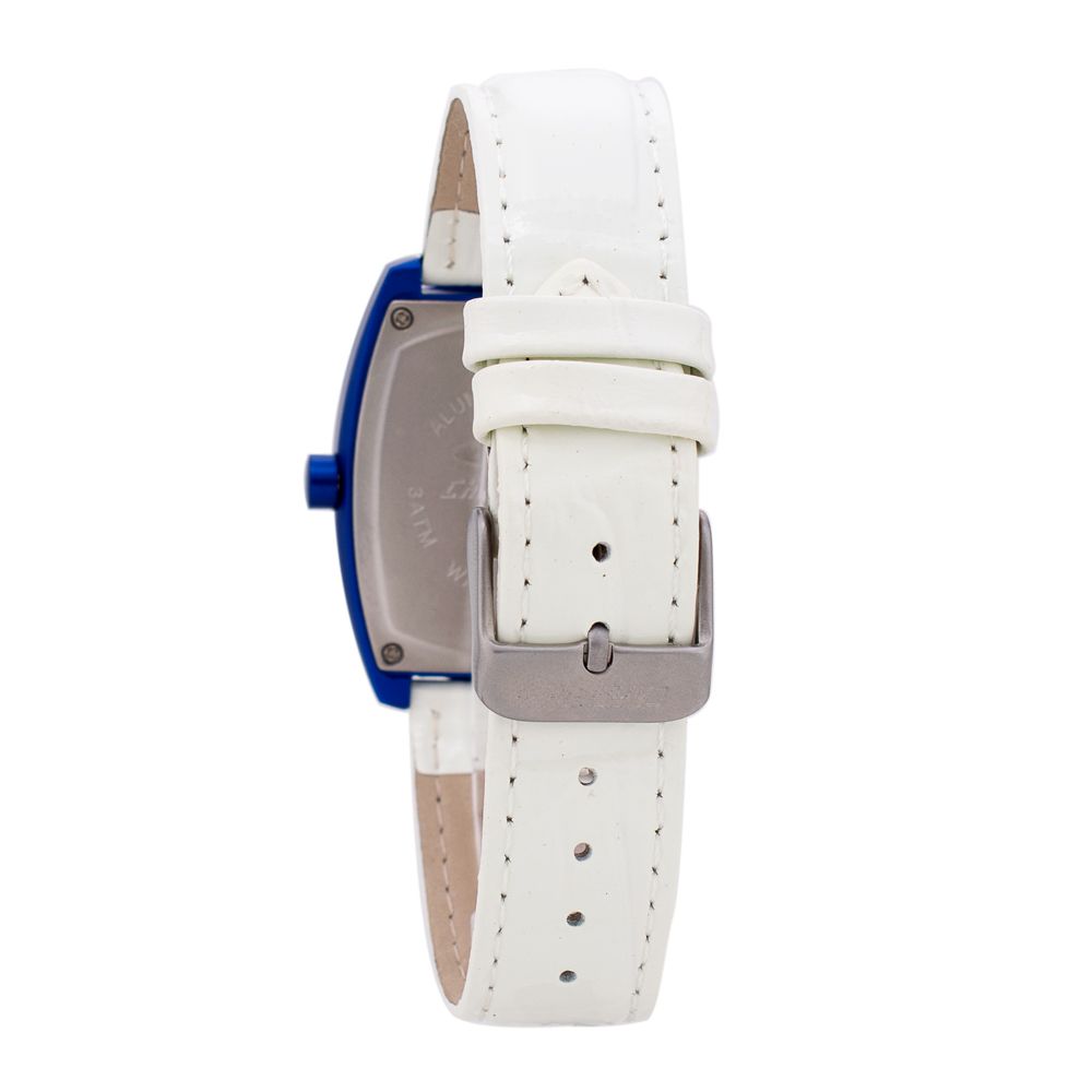 Chronotech White Leather Dress Watch | Regal Royce