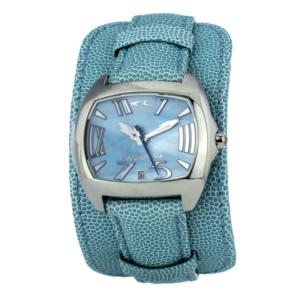 Chronotech Green Leather Dress Watch | Regal Royce