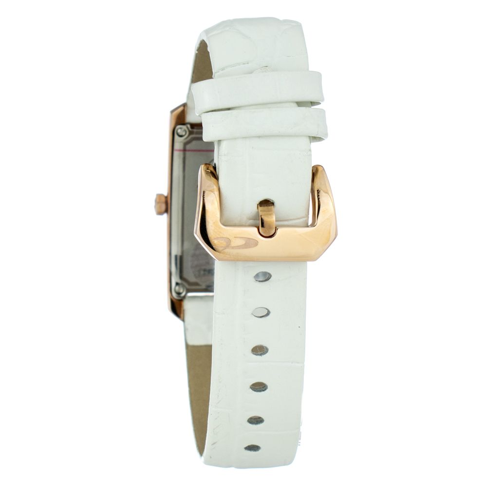 Chronotech White Leather Dress Watch | Regal Royce