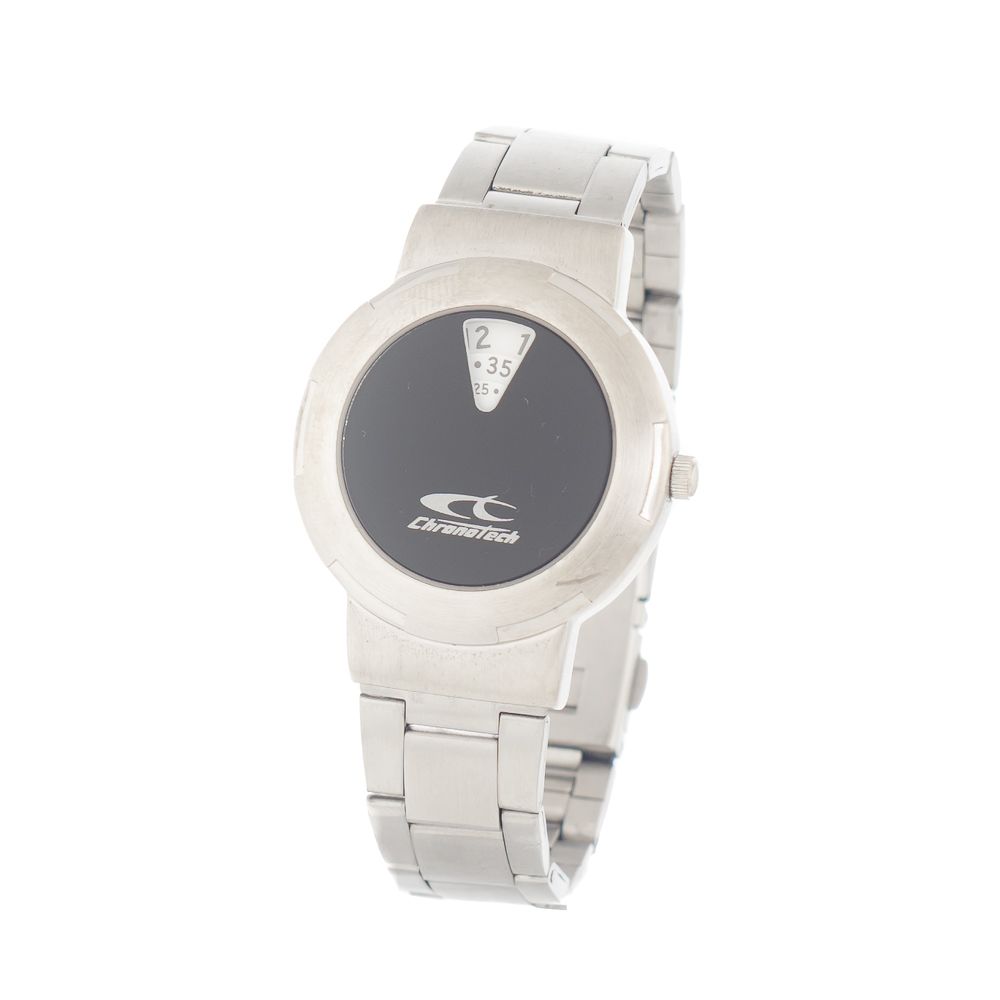 Chronotech Silver Stainless Steel Dress Watch | Regal Royce