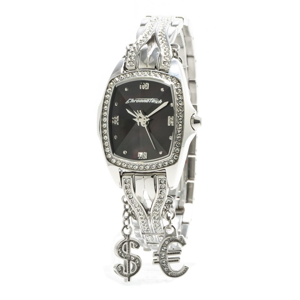 Chronotech Silver Stainless Steel Bracelet Watch | Regal Royce