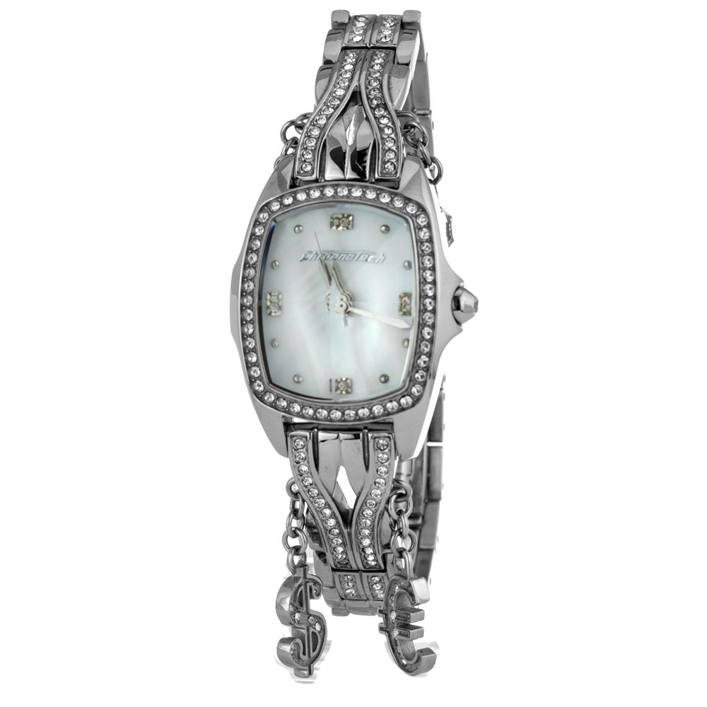 Chronotech Silver Stainless Steel Bracelet Watch | Regal Royce