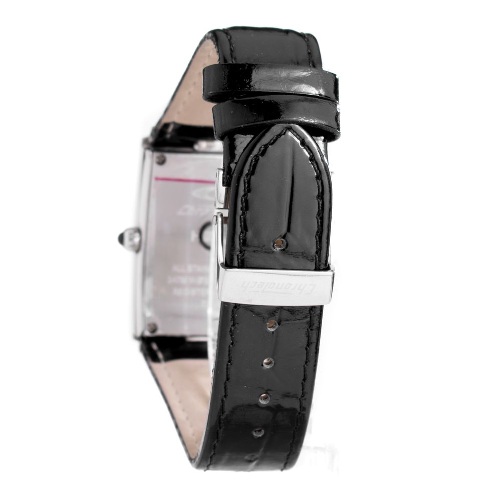 Chronotech Black Leather Dress Watch | Regal Royce