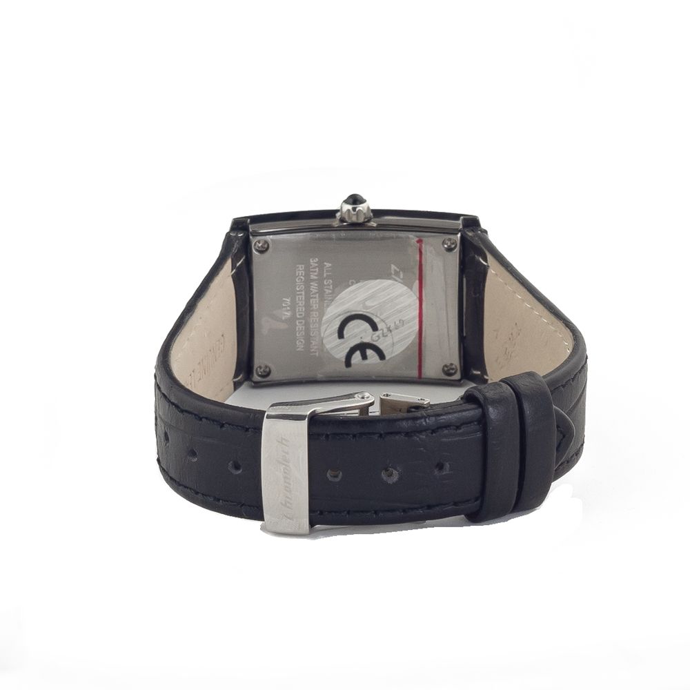 Chronotech Black Leather Dress Watch | Regal Royce