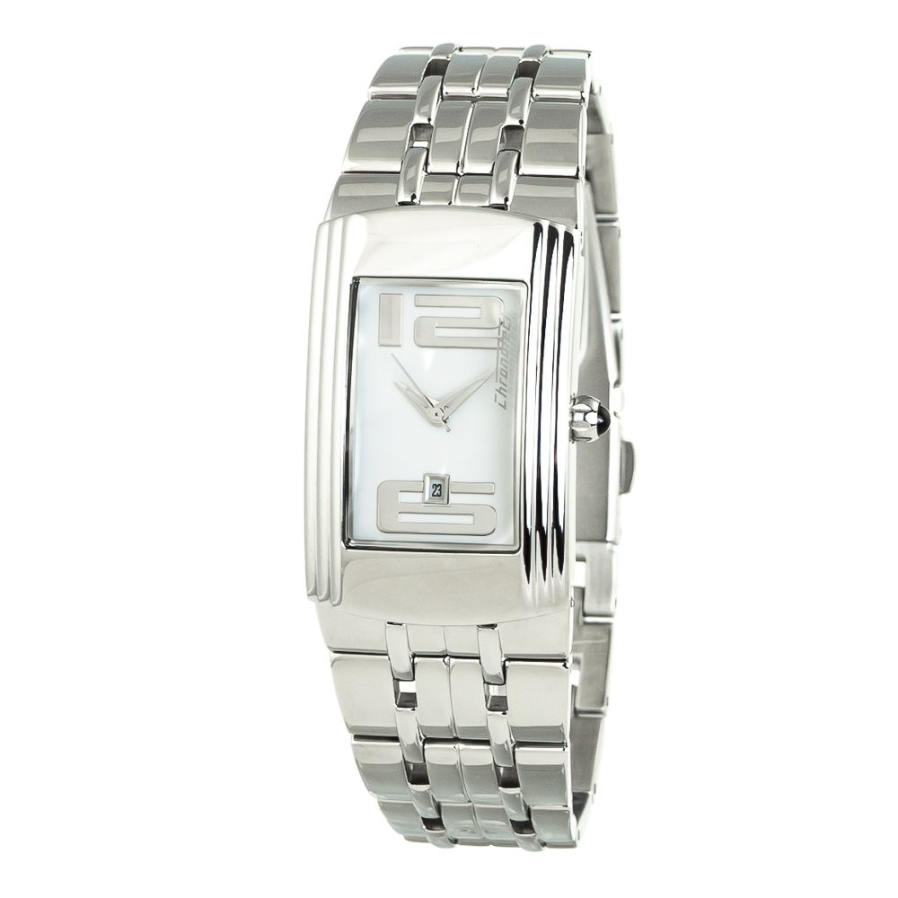 Chronotech Silver Stainless Steel Dress Watch | Regal Royce