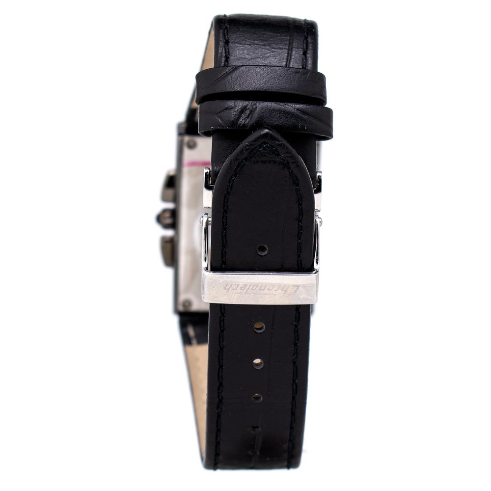 Chronotech Black Leather Dress Watch | Regal Royce