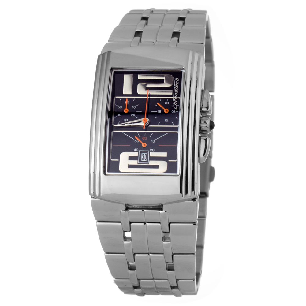 Chronotech Silver Stainless Steel Dress Watch | Regal Royce