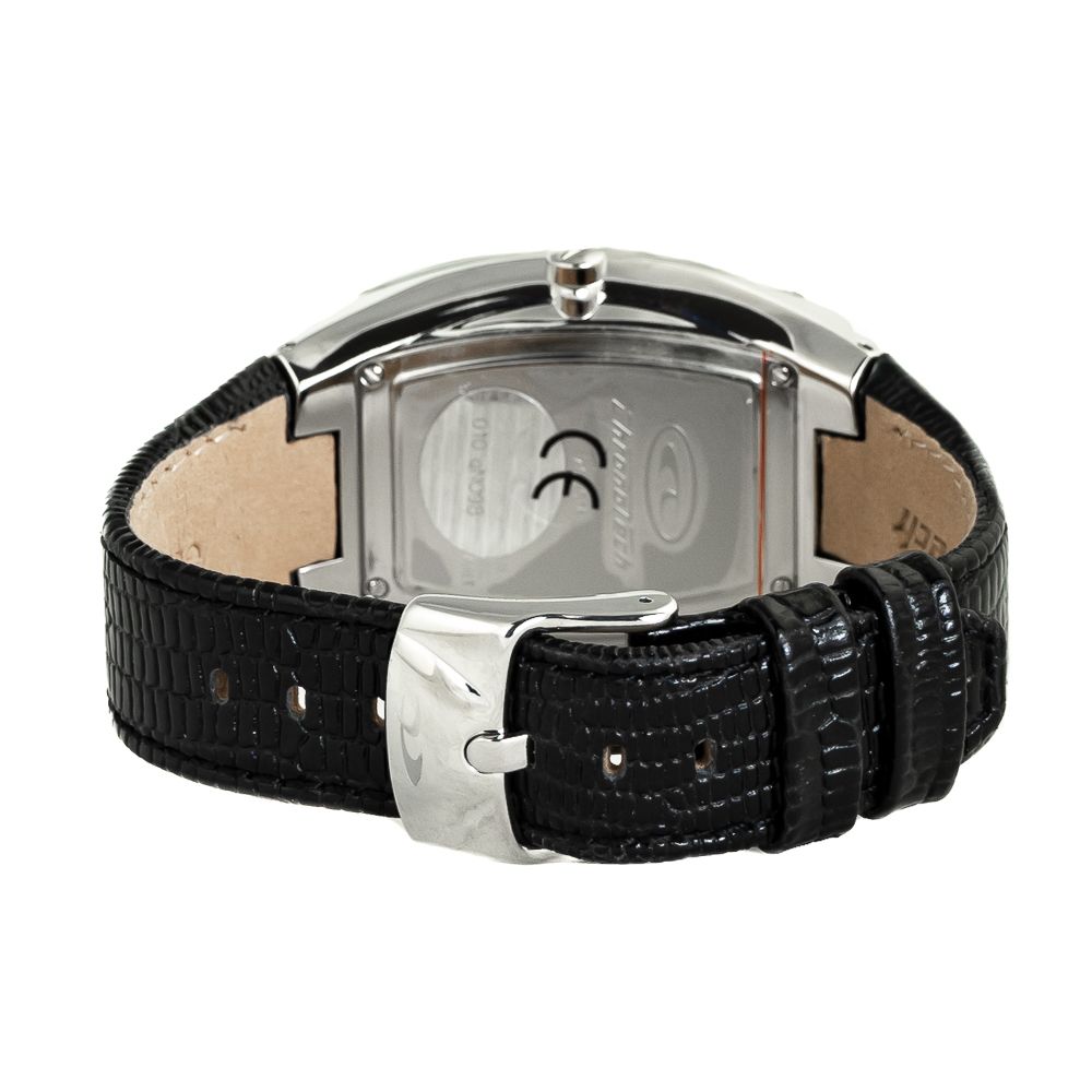 Chronotech Black Leather Dress Watch | Regal Royce