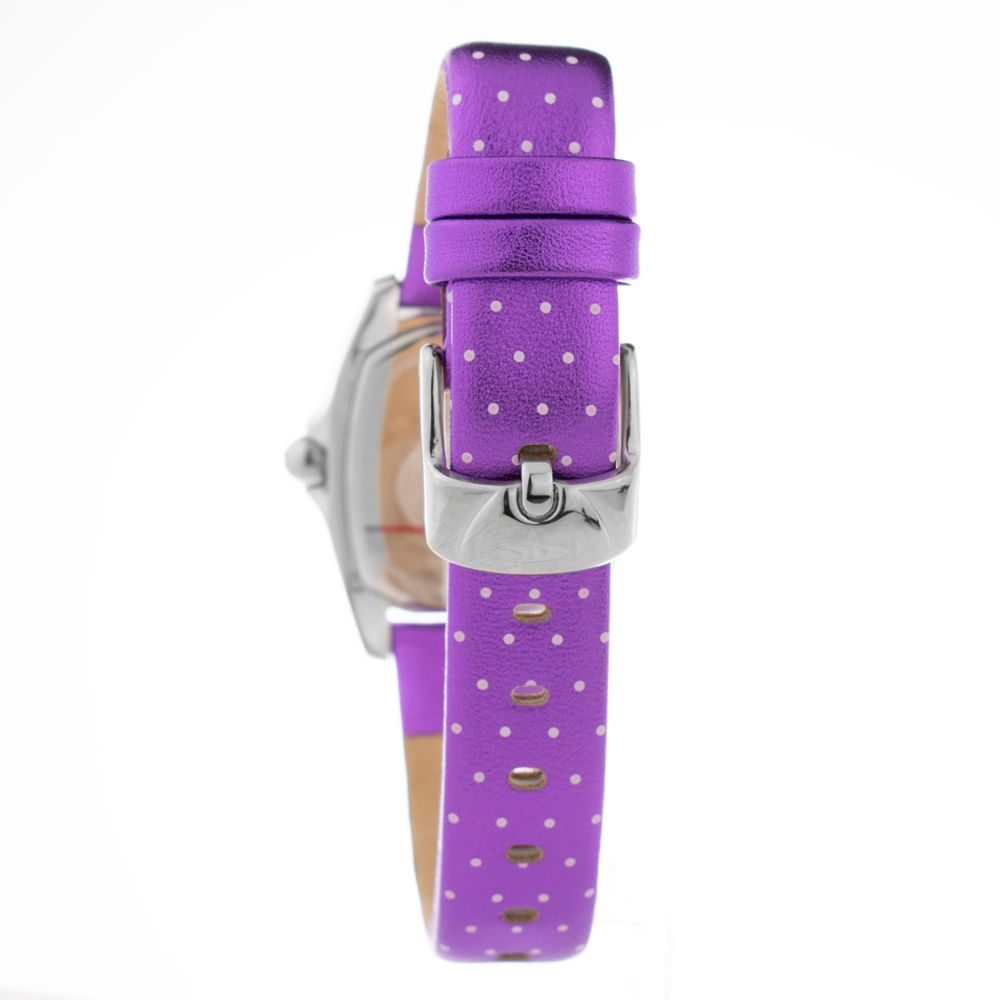 Chronotech Purple Leather Dress Watch | Regal Royce