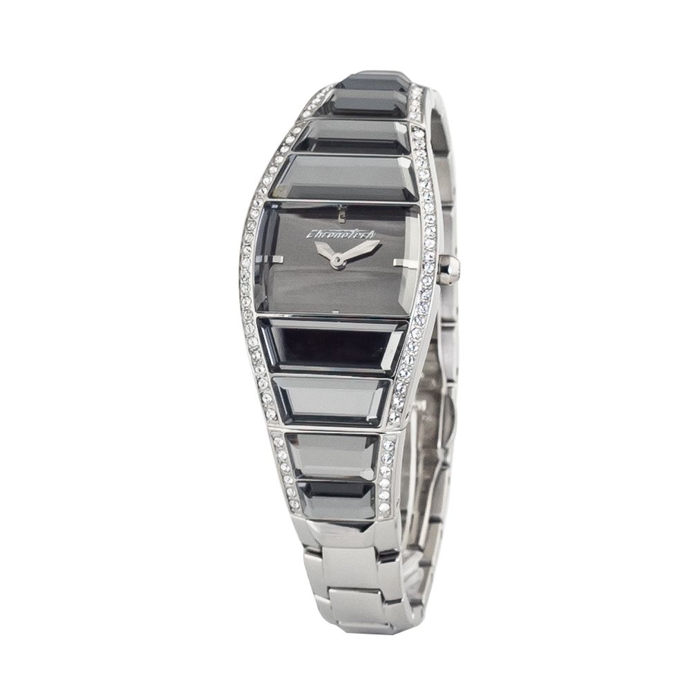 Chronotech Silver Stainless Steel Dress Watch | Regal Royce
