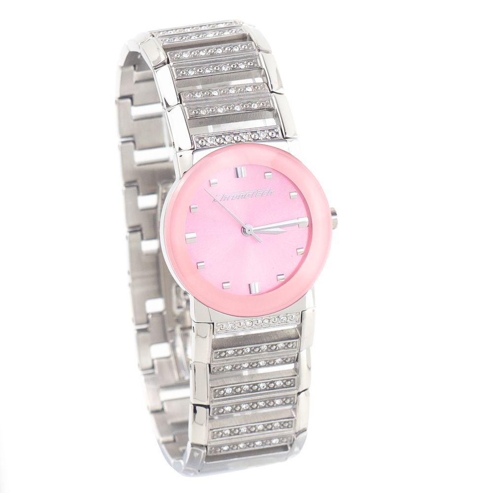 Chronotech Silver Stainless Steel Dress Watch | Regal Royce