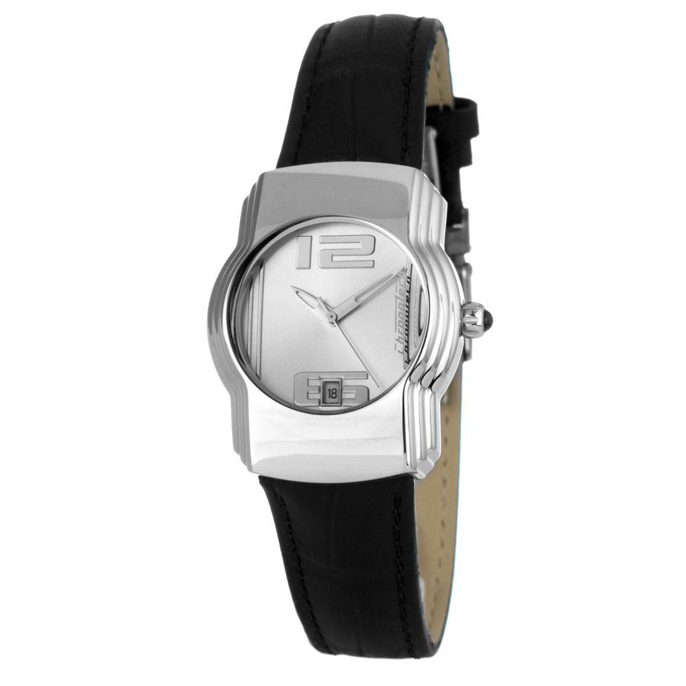 Chronotech Black Leather Dress Watch | Regal Royce