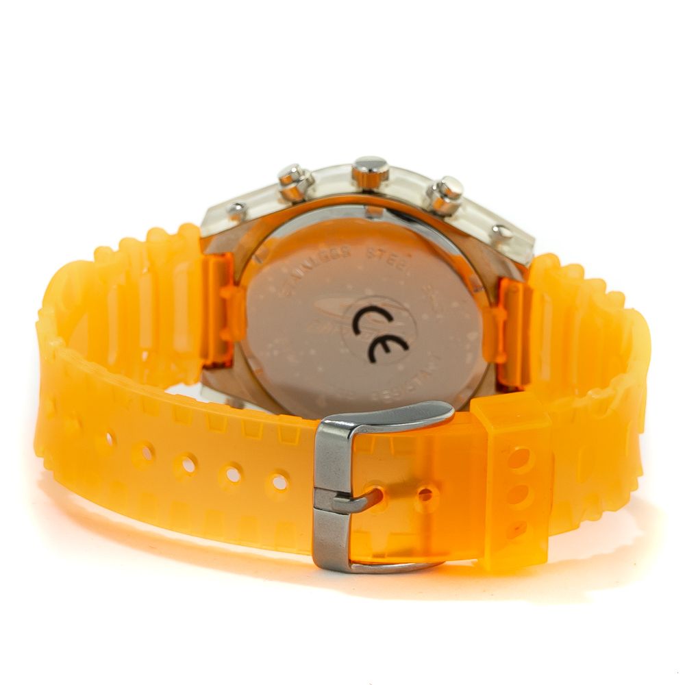 Chronotech Orange Rubber Sport Watch | Regal Royce