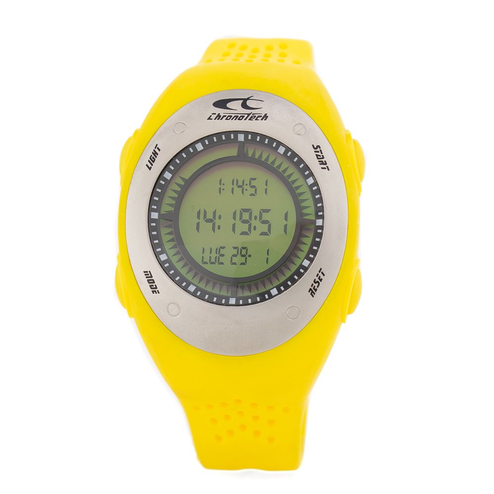 Chronotech Yellow Rubber Digital Watch | Regal Royce