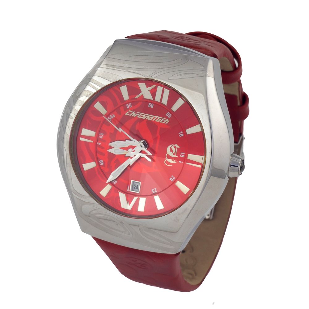 Chronotech Multicolor Leather Dress Watch | Regal Royce