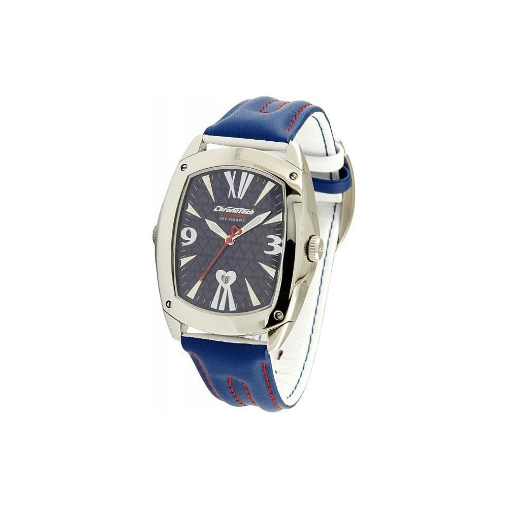 Chronotech Blue Leather Dress Watch | Regal Royce