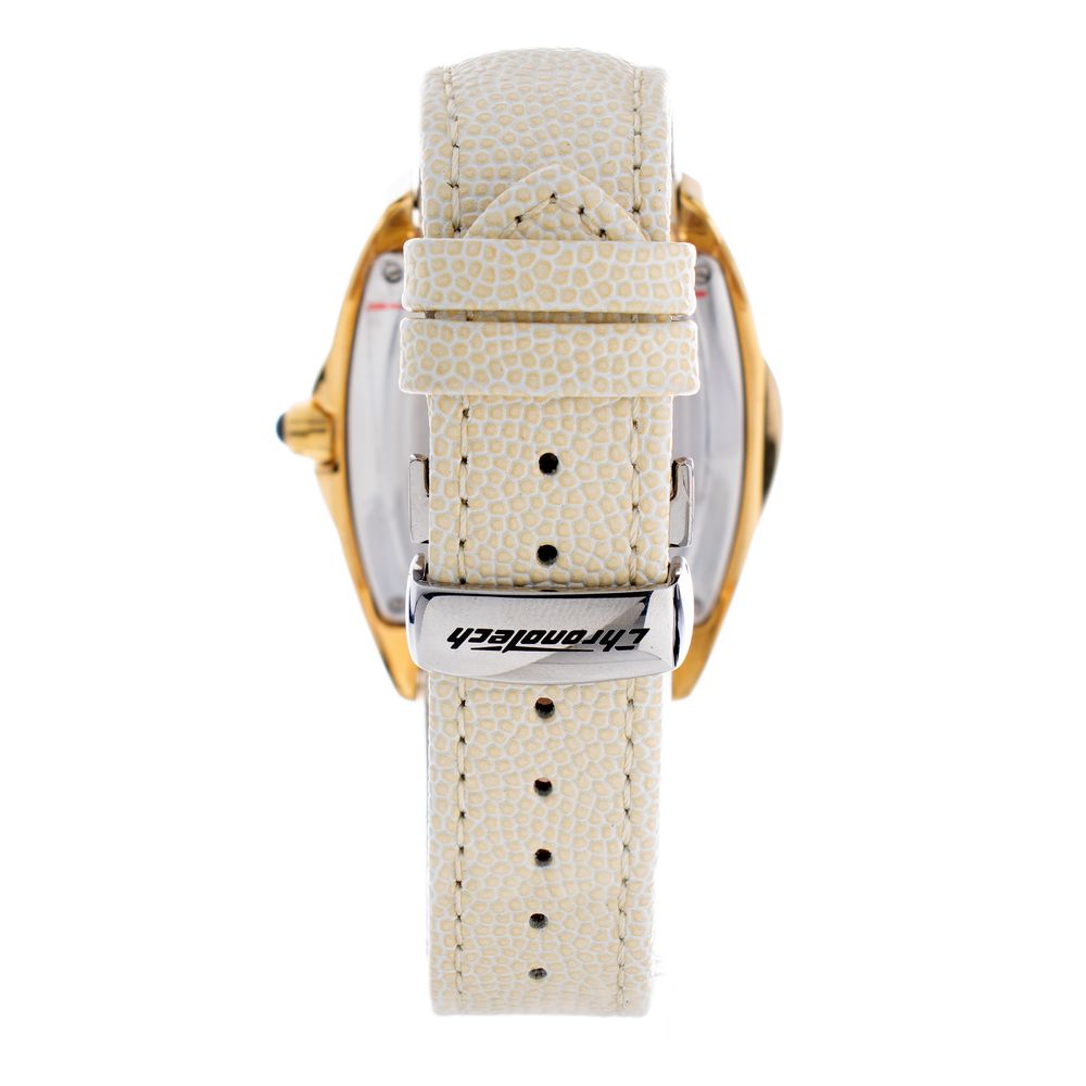 Chronotech Beige Leather Dress Watch | Regal Royce