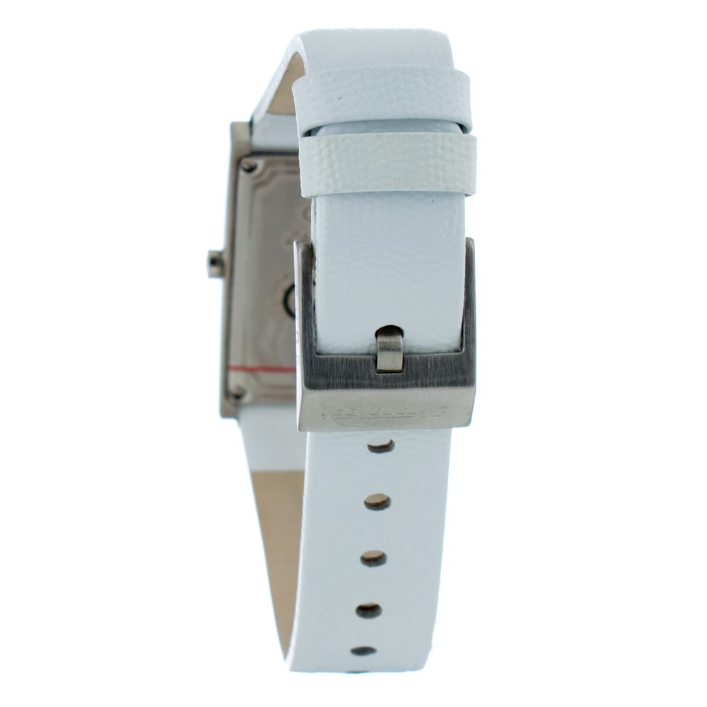 Chronotech White Leather Dress Watch | Regal Royce