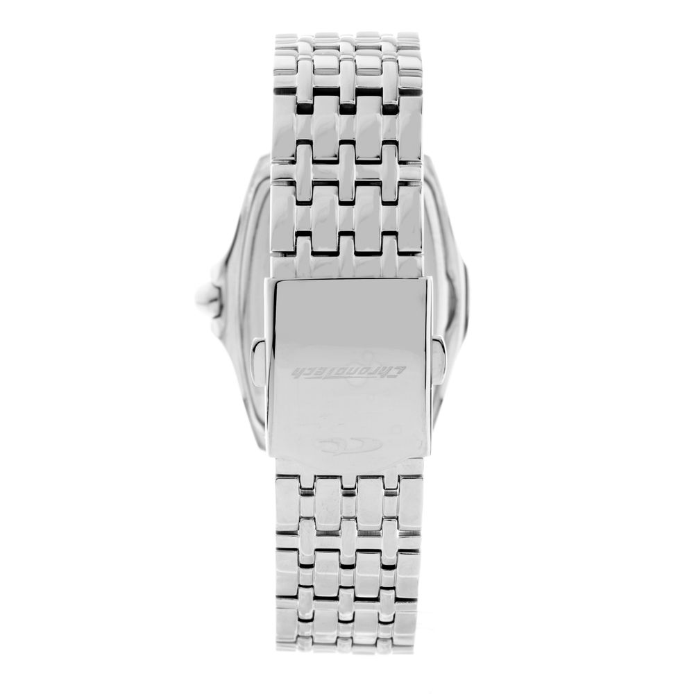 Chronotech Silver Stainless Steel Dress Watch | Regal Royce
