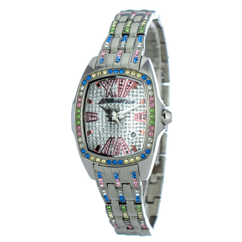 Chronotech Silver Stainless Steel Dress Watch | Regal Royce