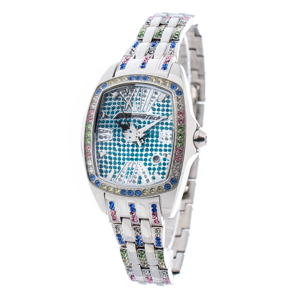 Chronotech Silver Stainless Steel Dress Watch | Regal Royce