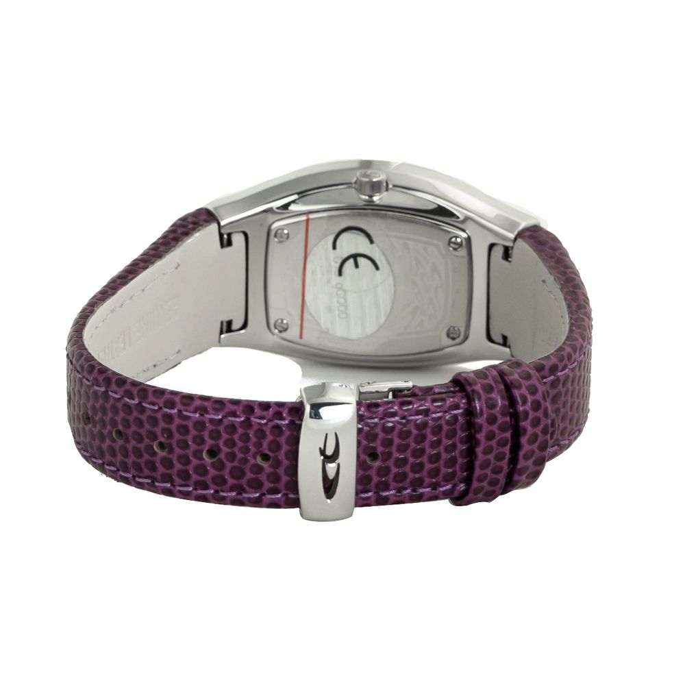 Chronotech Purple Leather Dress Watch | Regal Royce