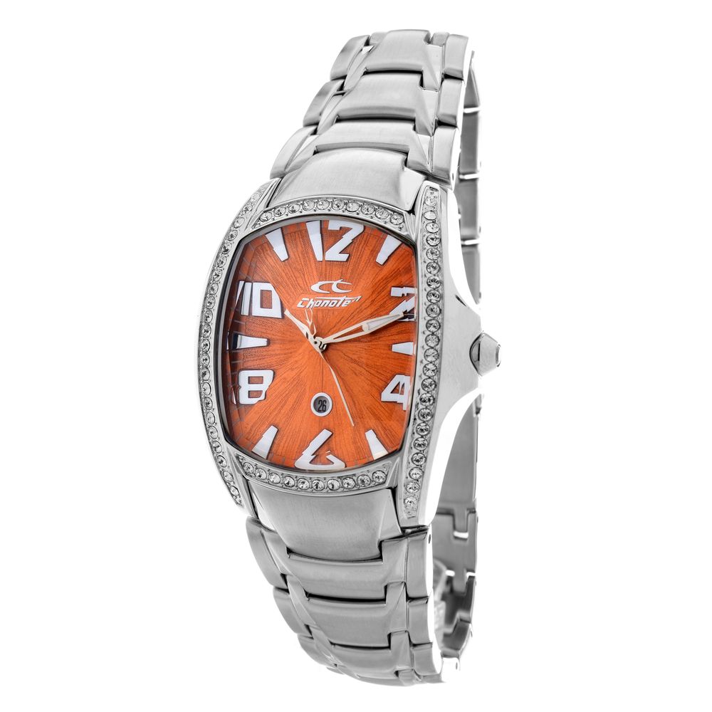 Chronotech Silver Stainless Steel Bracelet Watch | Regal Royce