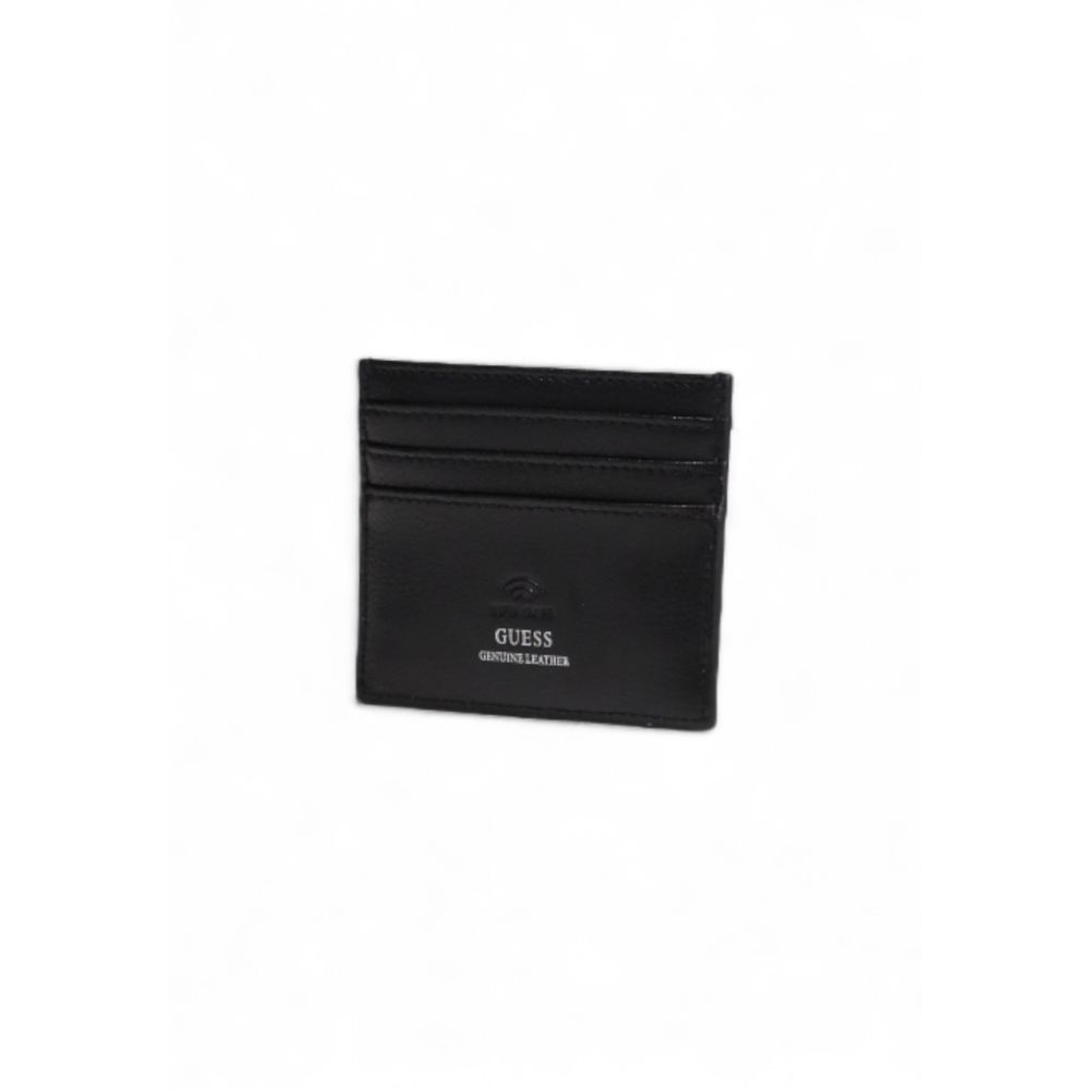 Guess Black Leather Cardholder | Regal Royce