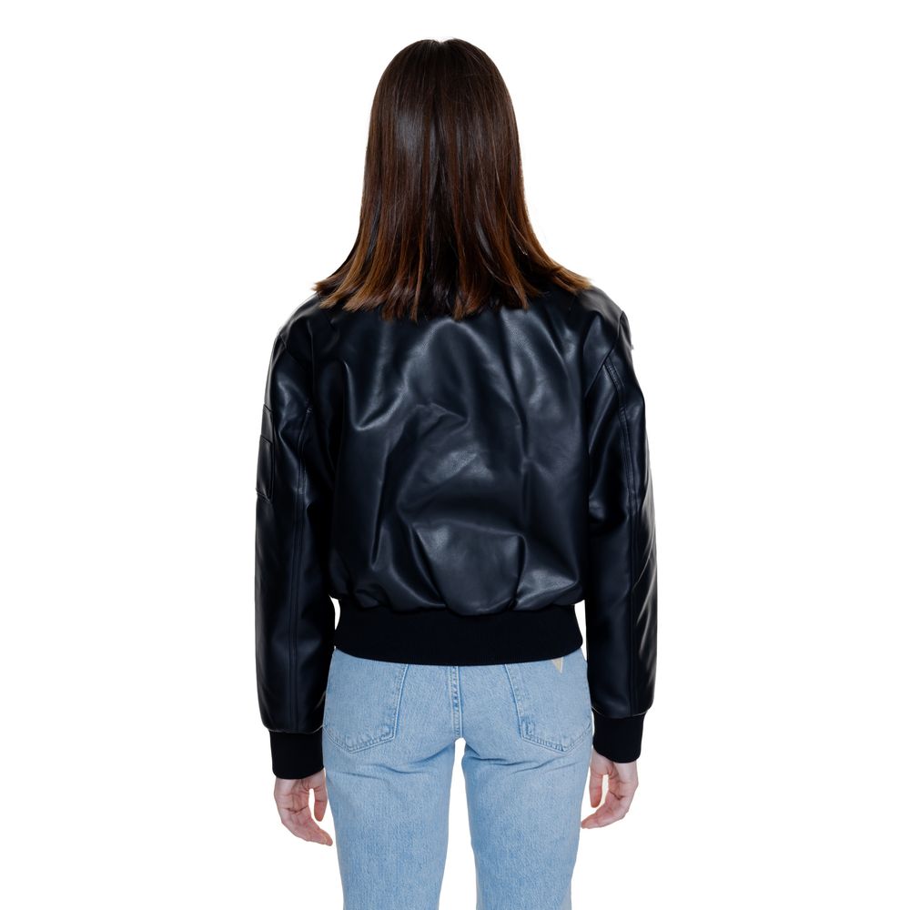 Calvin Klein Jeans Black Polyethylene Bomber | Regal Royce