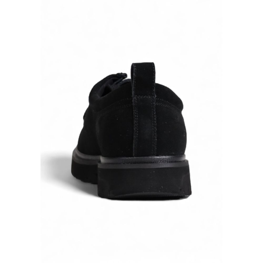 Calvin Klein Jeans Black Suede Leather Oxfords And Derbies | Regal Royce